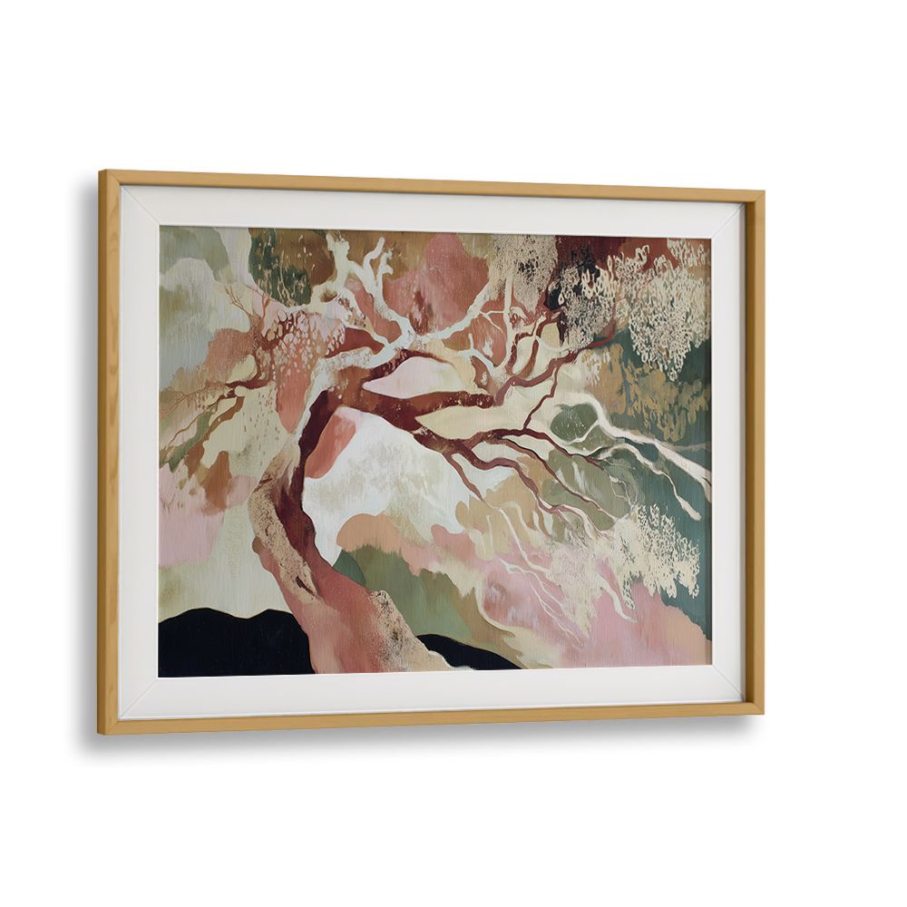 WINDSWEPT TREE WITH FLOWING BRANCHES
