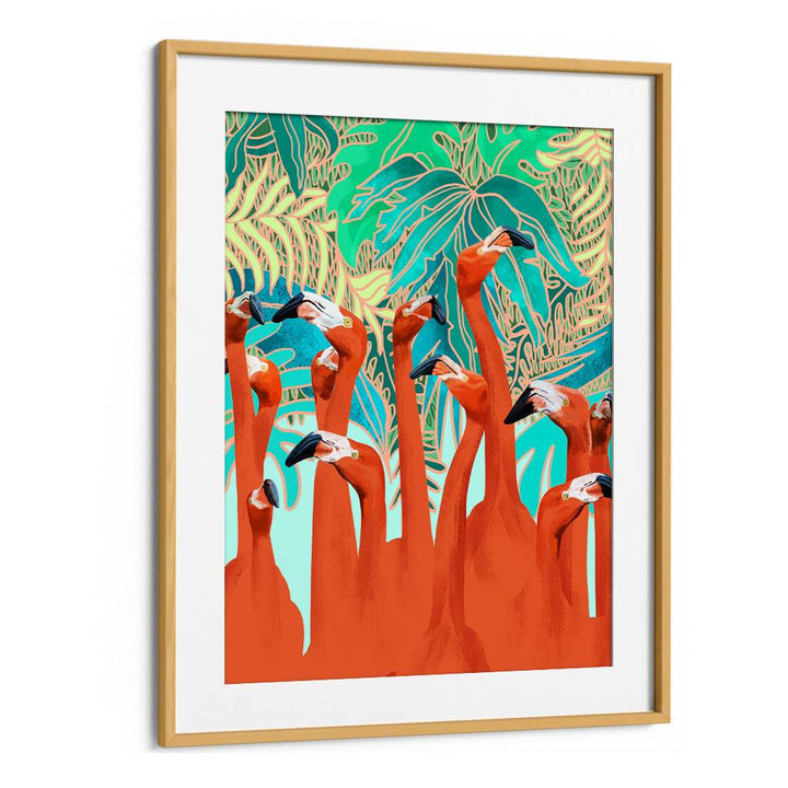 EXOTIC FLAMINGO FLOCK