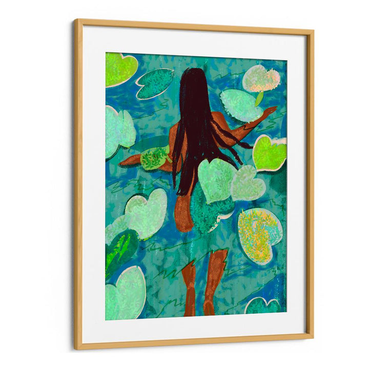 SWIMMING AMONG LILY PADS