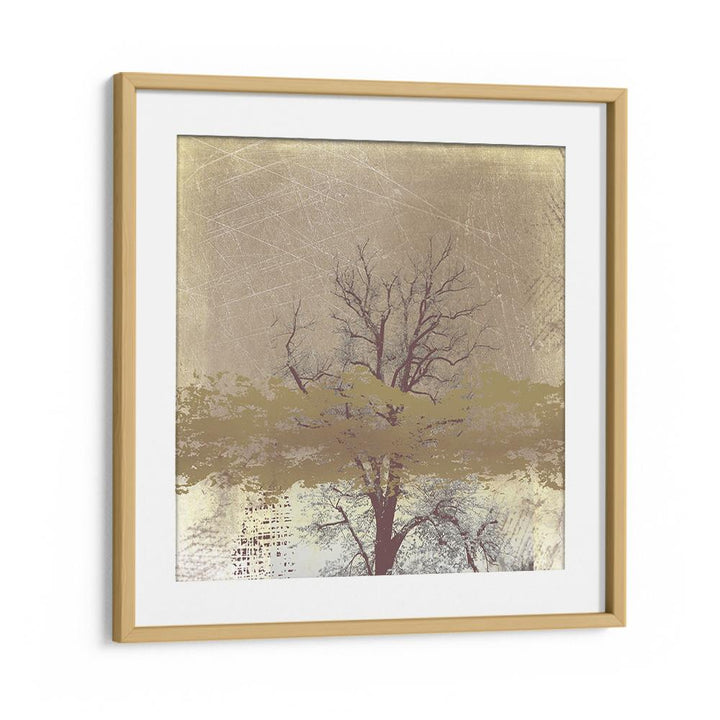 GOLDEN BARE TREE ABSTRACT