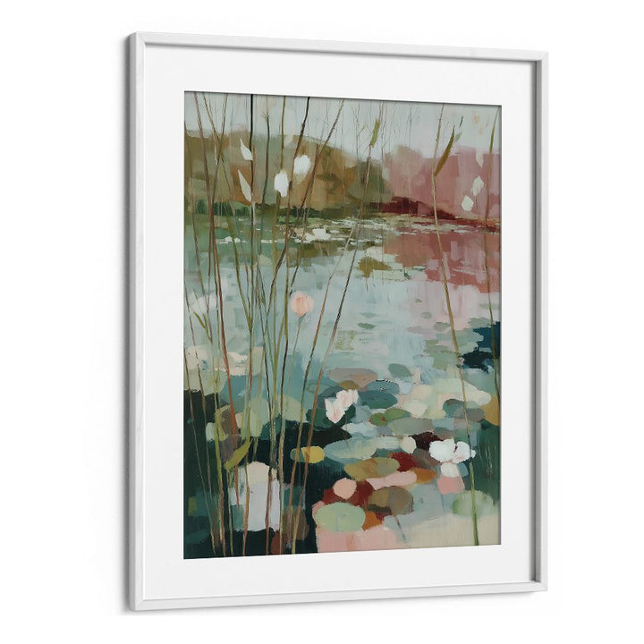SPRING POND WITH WATER LILIES