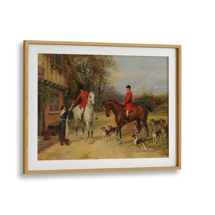 THE HUNTSMEN'S DEPARTURE
