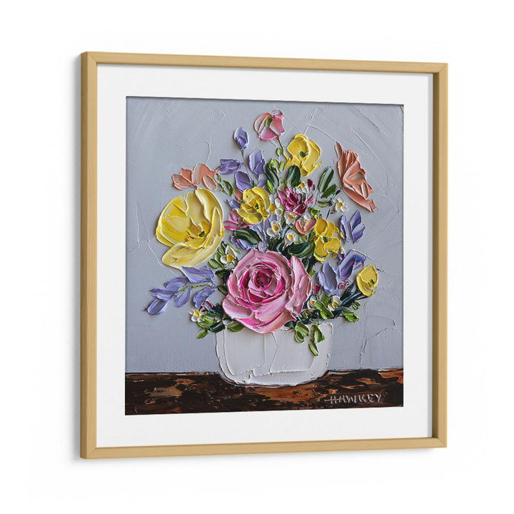 TEXTURED FLOWER STILL LIFE