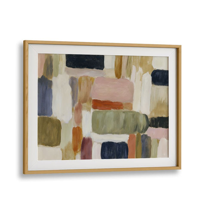HORIZONTAL BLOCKS IN SAGE AND NAVY