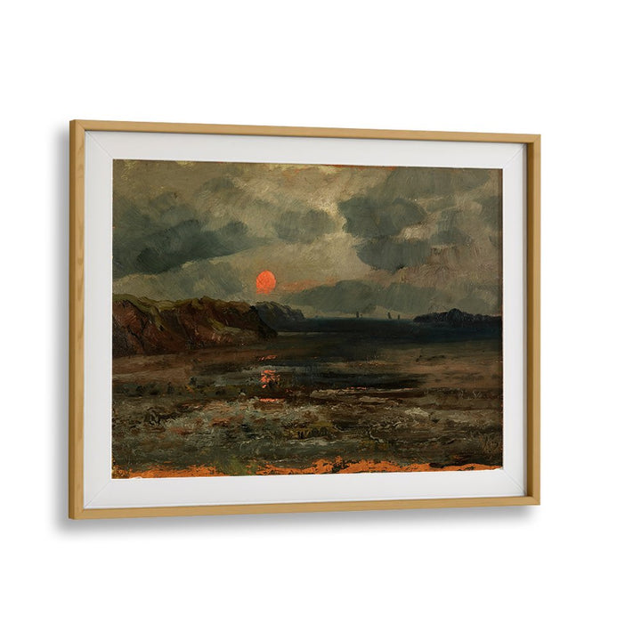 SUNRISE OVER FISHING WATERS, VINTAGE LANDSCAPE