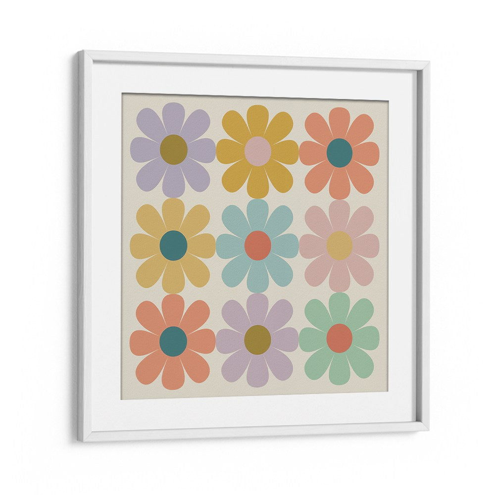 GROOVY PASTEL DAISIES I
