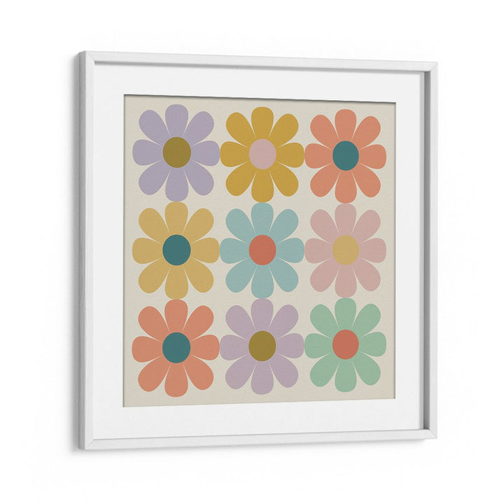 GROOVY PASTEL DAISIES I