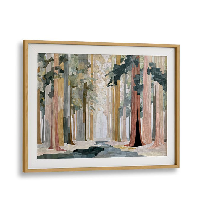 REDWOOD FOREST WITH TOWERING TRUNKS