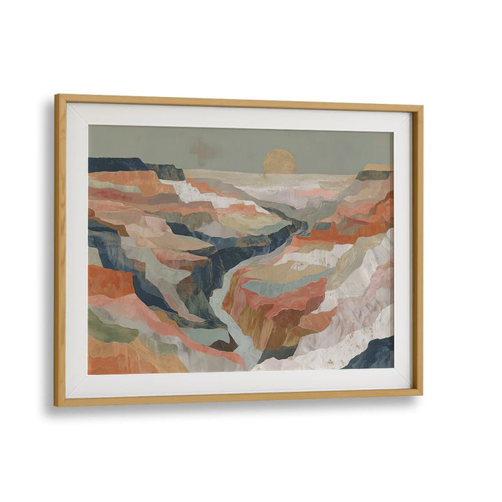 LAYERED CANYON AT SUNSET