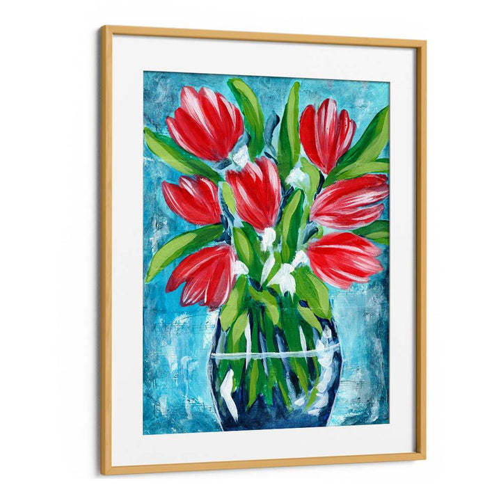 VIBRANT RED TULIPS