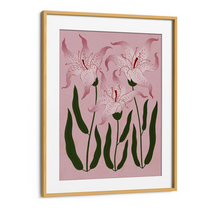 BOTANICAL PINK LILIES