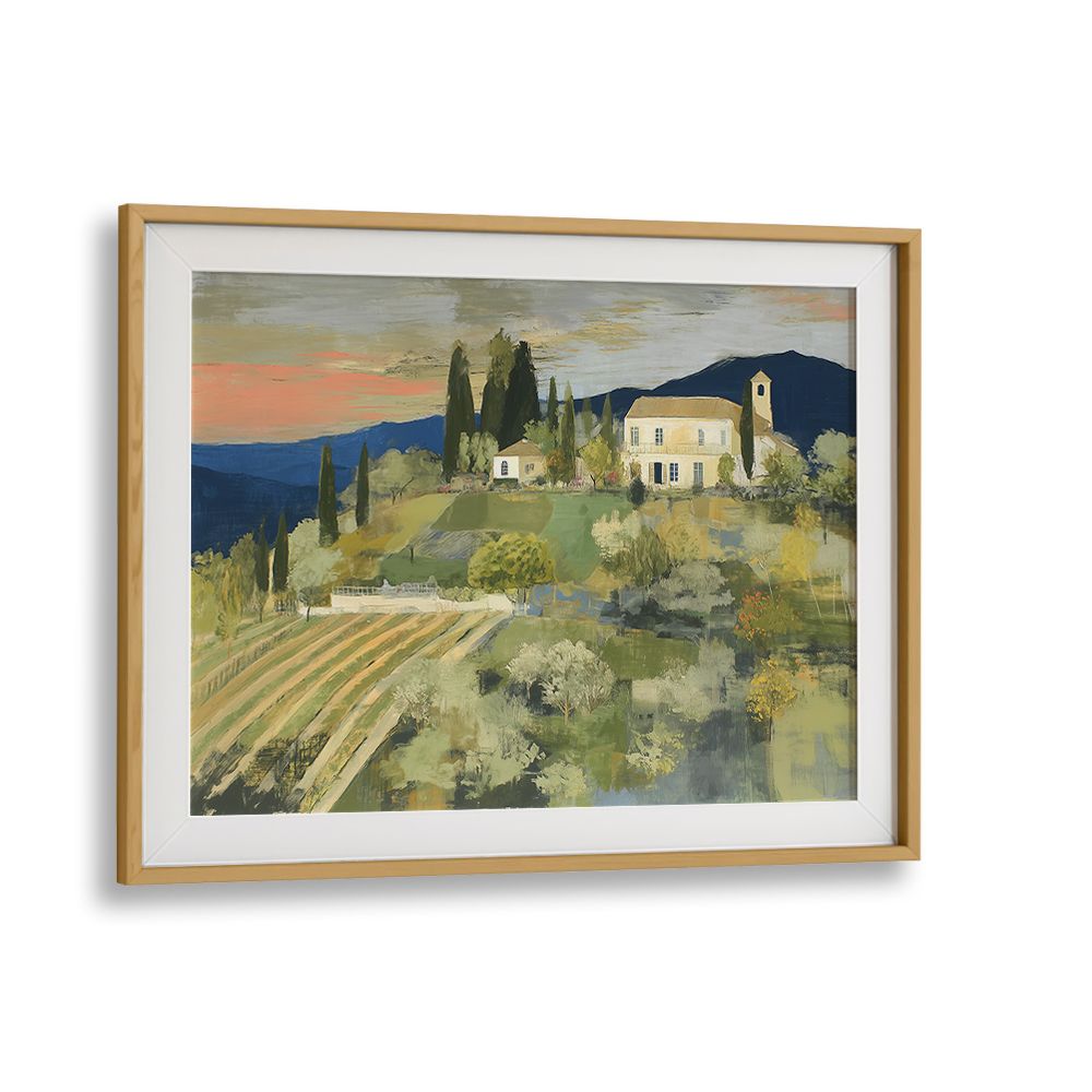 TUSCAN VINEYARD AT SUNSET