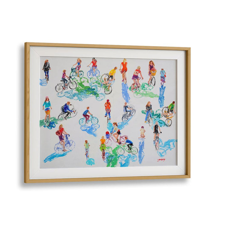 VIBRANT CYCLING SCENE