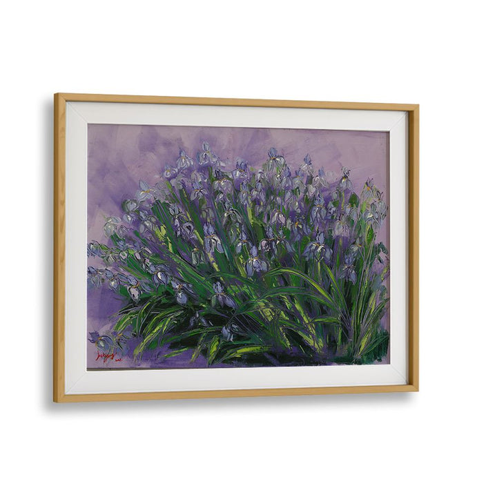 LUSH PURPLE IRISES