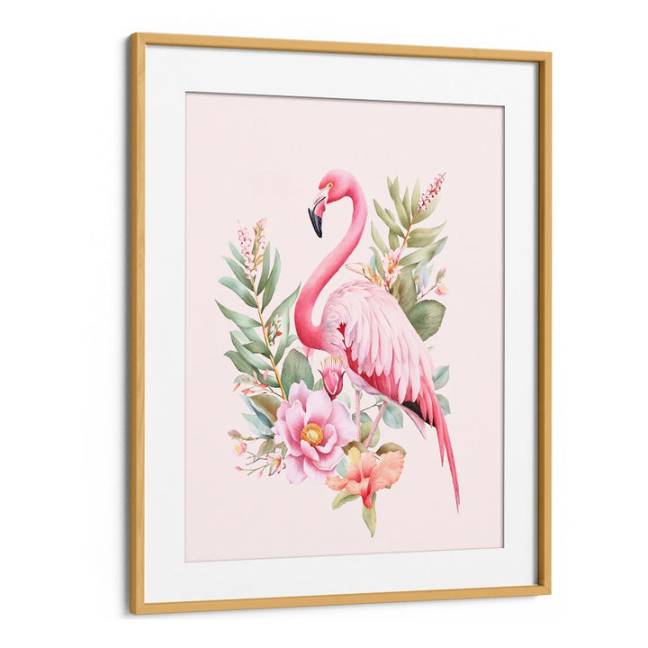 PINK FLAMINGO TROPICAL BLOOM