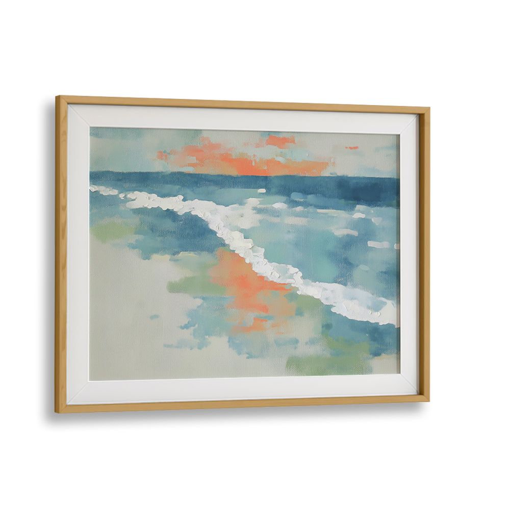 SUNSET REFLECTIONS ON SHORE