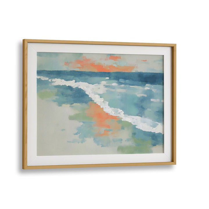 SUNSET REFLECTIONS ON SHORE