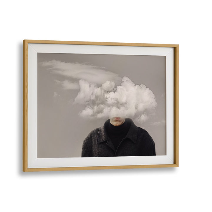 MAN'S HEAD IN CLOUDS