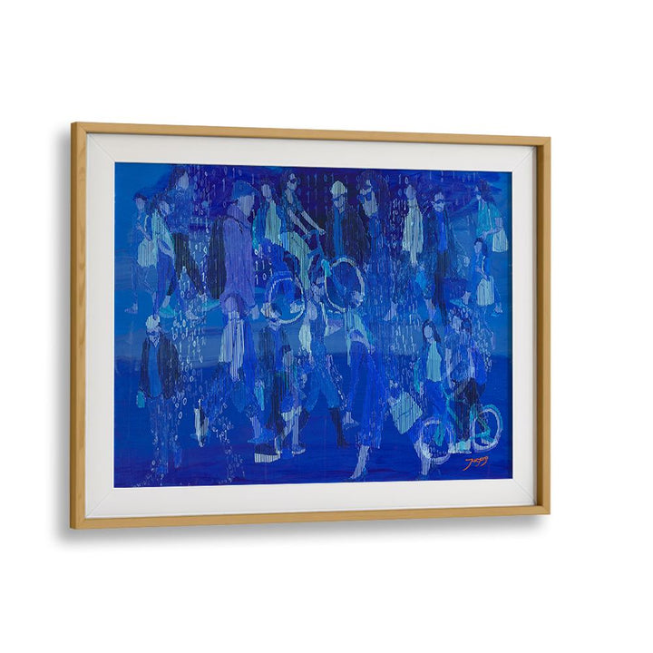 BLUE DIGITAL CROWD
