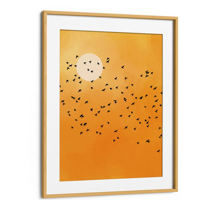 BIRDS GOLDEN SUNSET