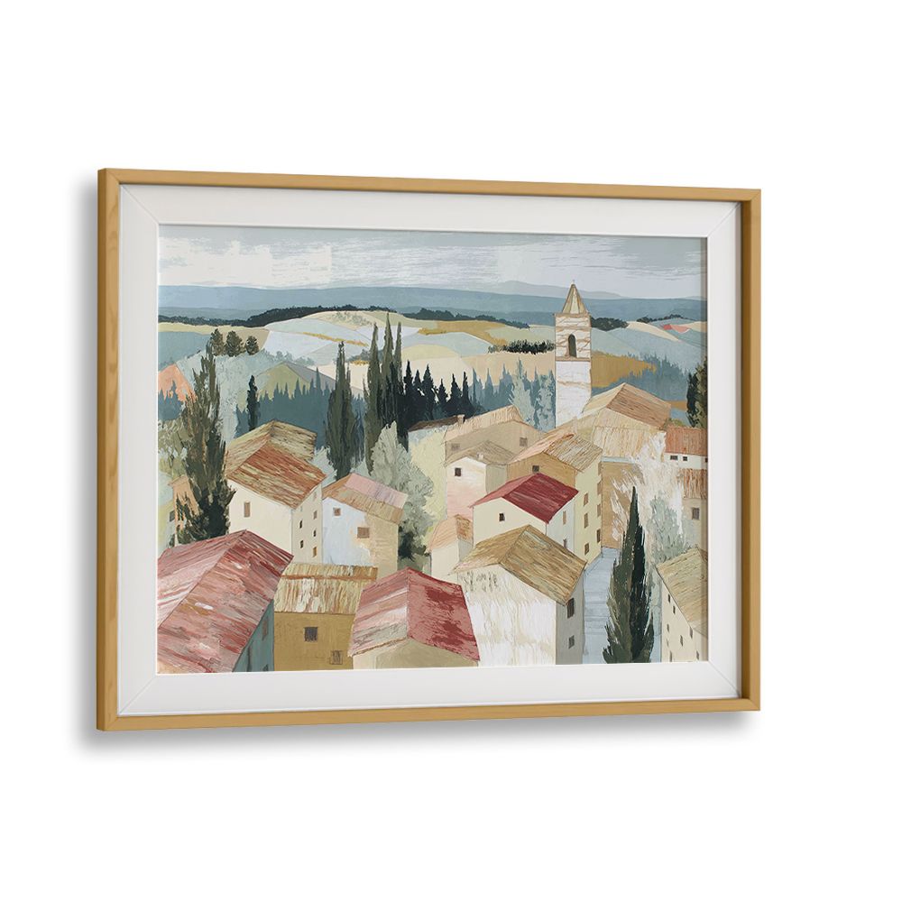 VILLAGE ROOFTOPS IN TUSCANY