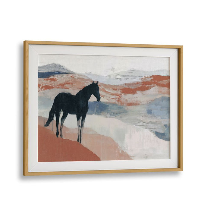 DESERT HORSE AT SUNSET