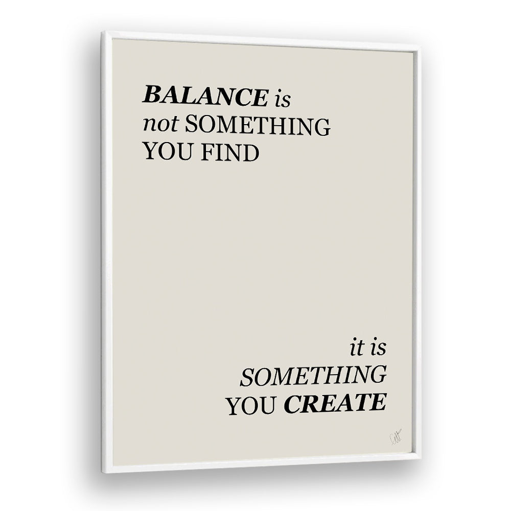 BALANCE IS CREATED