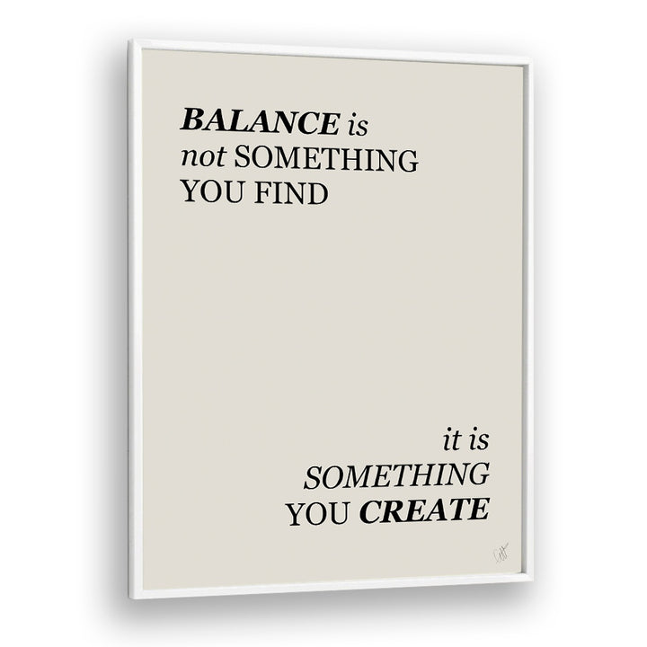 BALANCE IS CREATED