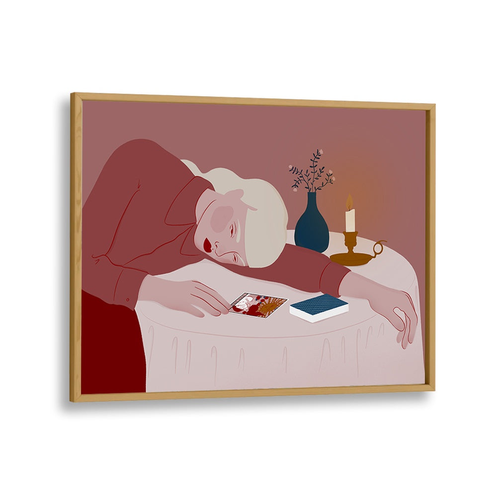 PENSIVE WOMAN CANDLELIGHT