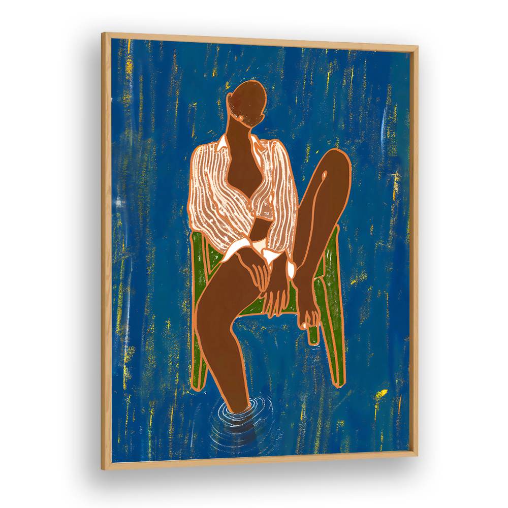 SERENE WOMAN IN WATER