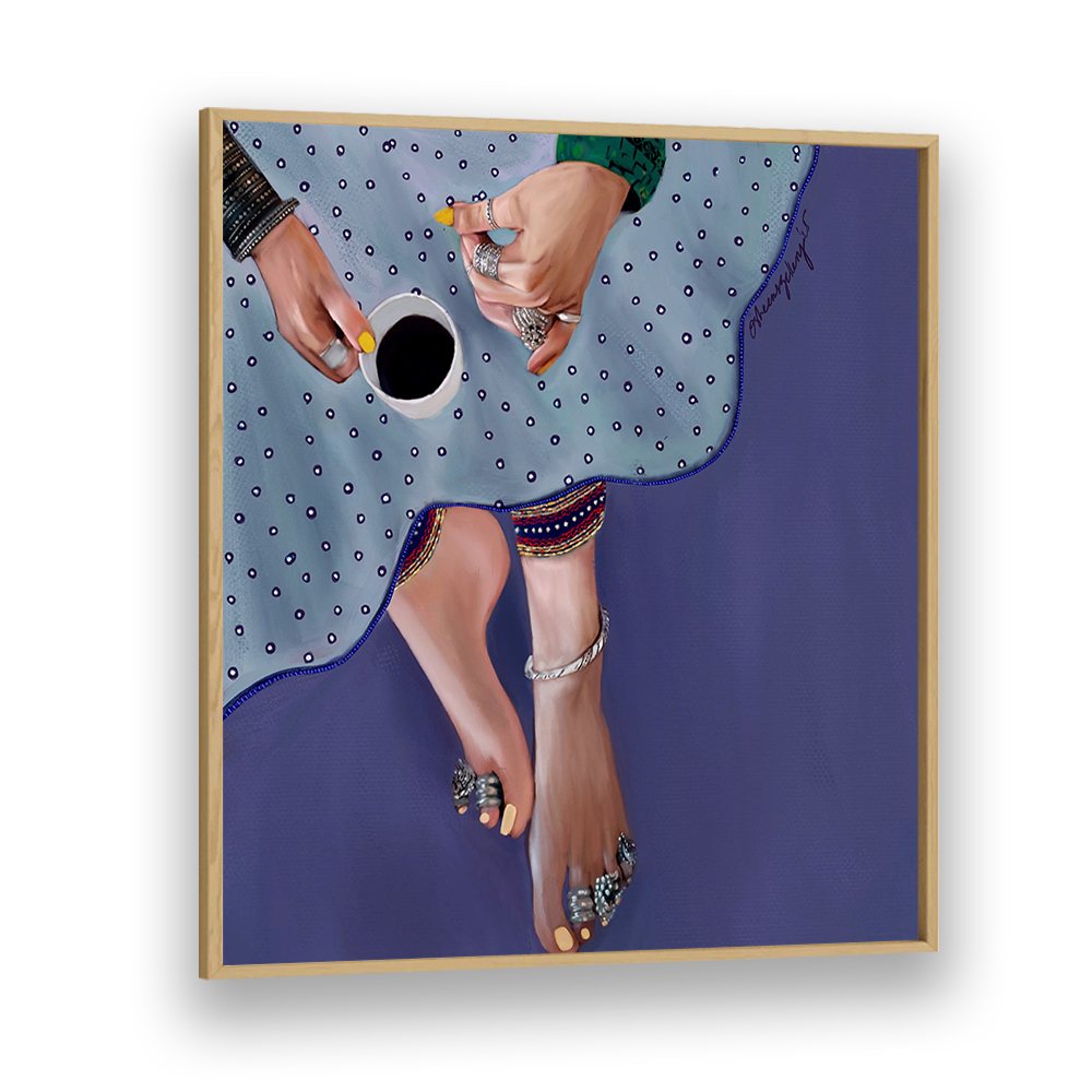 COFFEE WITH ADORNED FEET