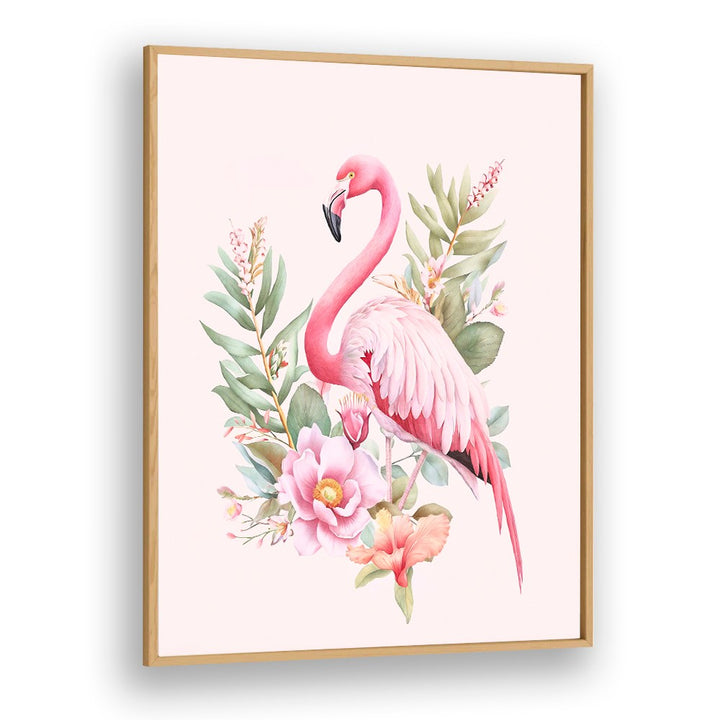 PINK FLAMINGO TROPICAL BLOOM