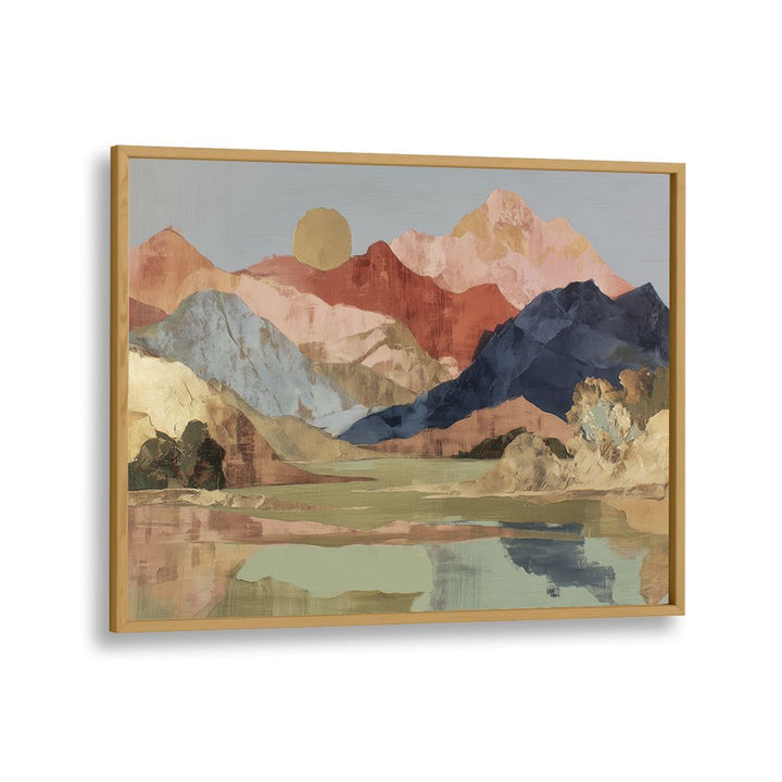 MOUNTAIN LAKE MIRROR REFLECTION