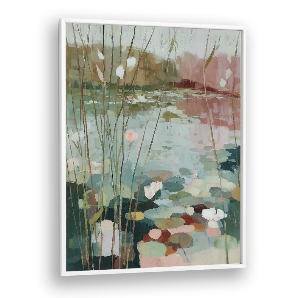 SPRING POND WITH WATER LILIES