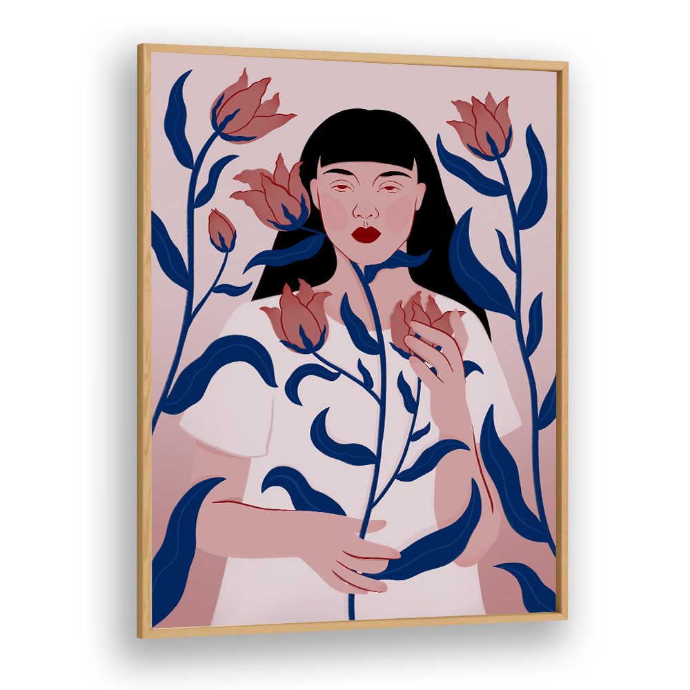 SERENE FLORAL PORTRAIT