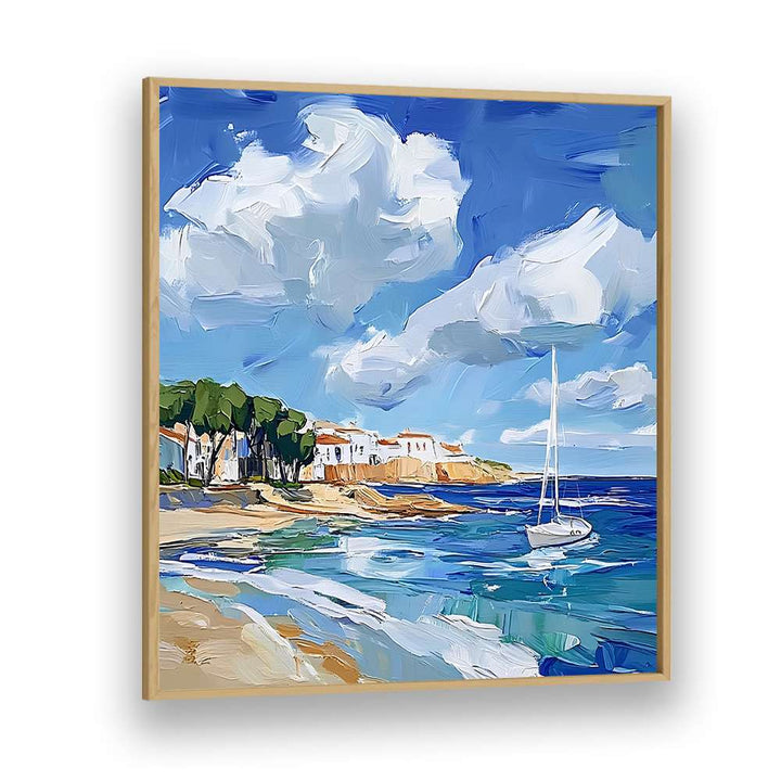 MEDITERRANEAN BEACH SAILBOAT