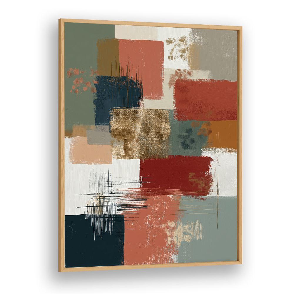 ABSTRACT BRUSHSTROKE GRID I