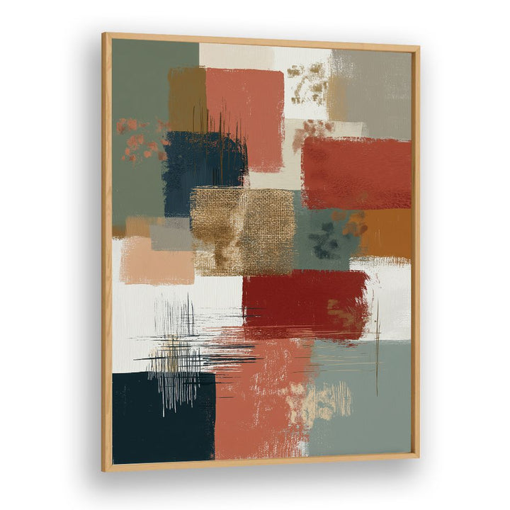 ABSTRACT BRUSHSTROKE GRID I