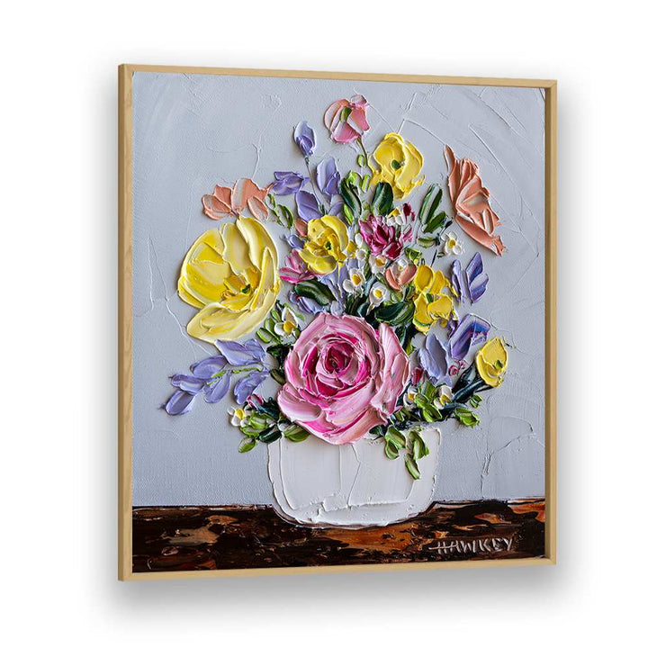 TEXTURED FLOWER STILL LIFE