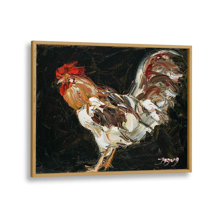 VIBRANT IMPASTO ROOSTER