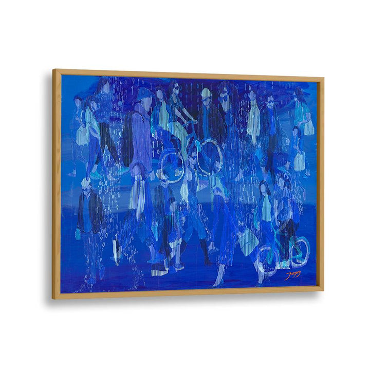 BLUE DIGITAL CROWD