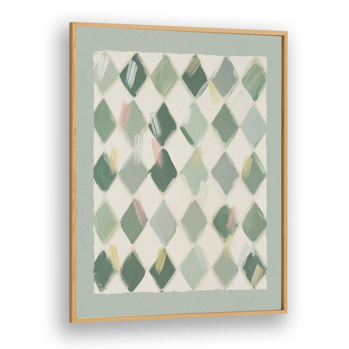 SOFT GREEN DIAMOND PATTERN