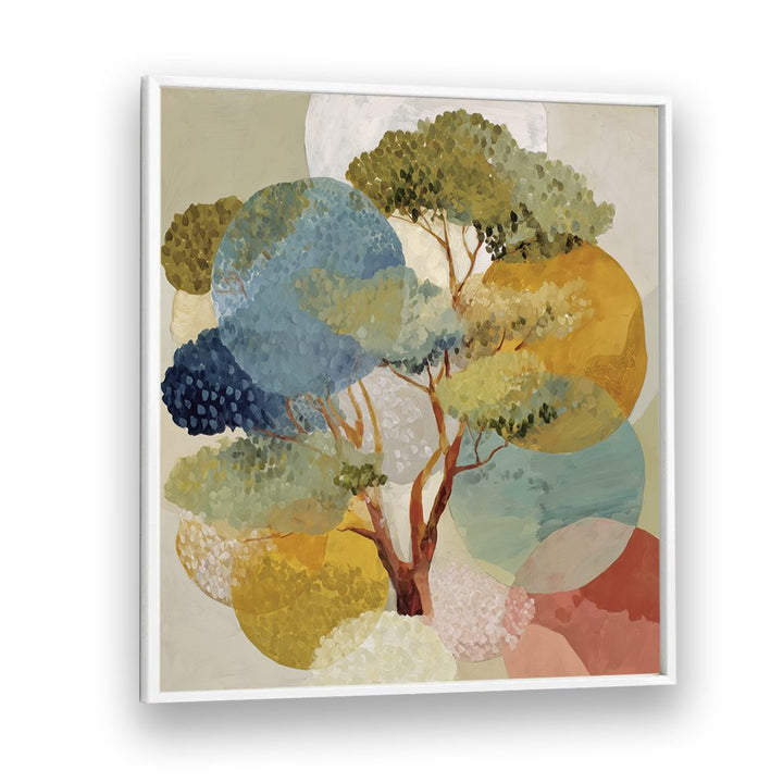 OAK WITH GEOMETRIC CIRCLES