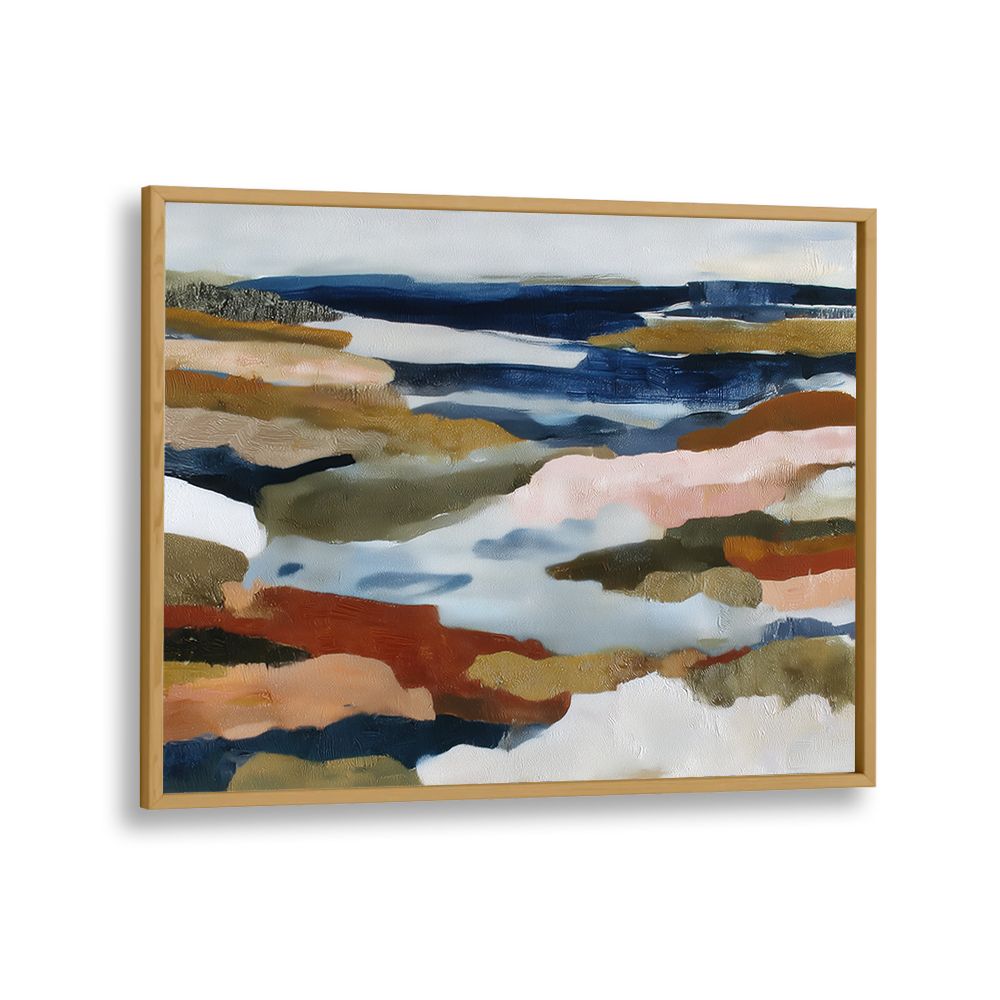 COASTAL HORIZON WITH GOLD ACCENTS