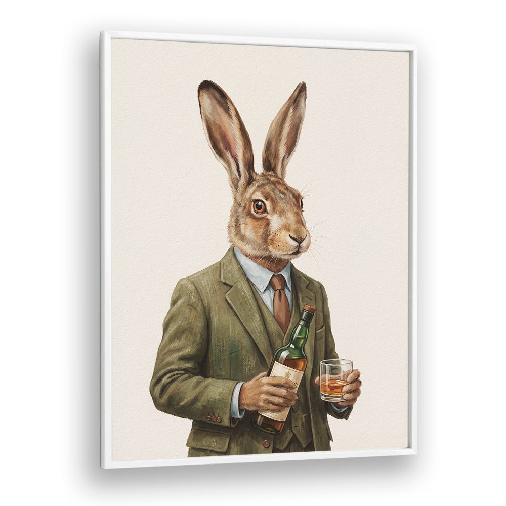 DAPPER HARE WITH WHISKEY