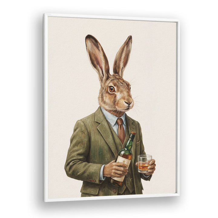 DAPPER HARE WITH WHISKEY