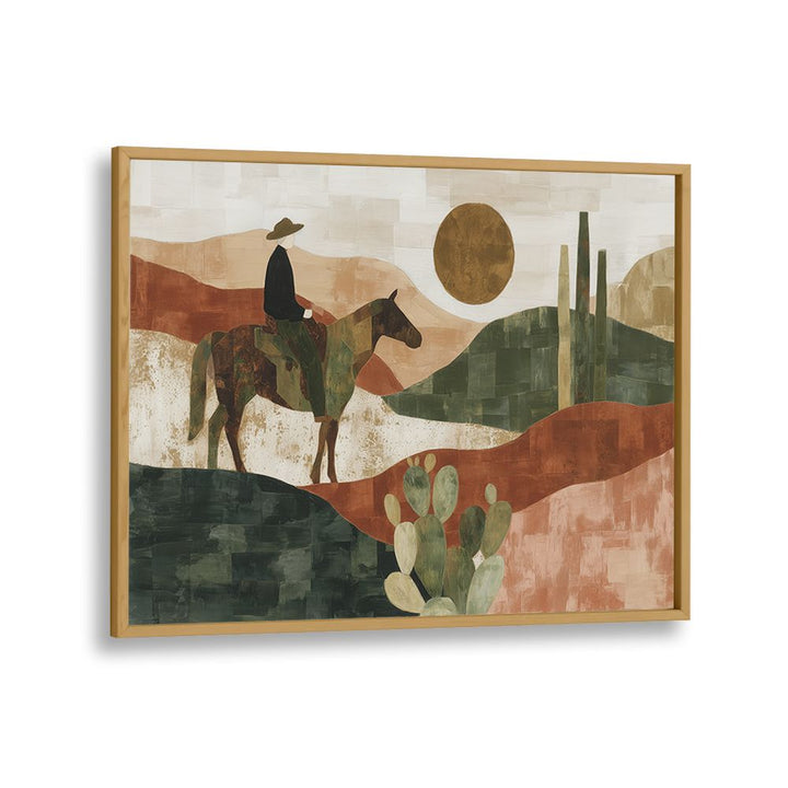 DESERT RIDER AT SUNSET
