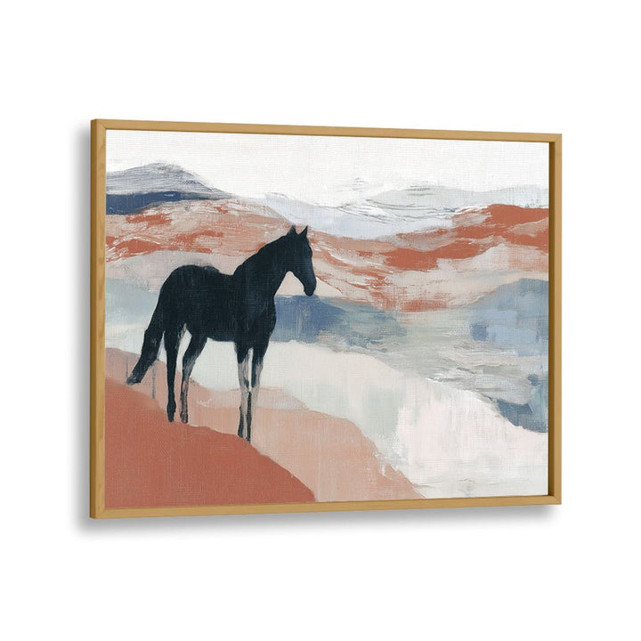 DESERT HORSE AT SUNSET