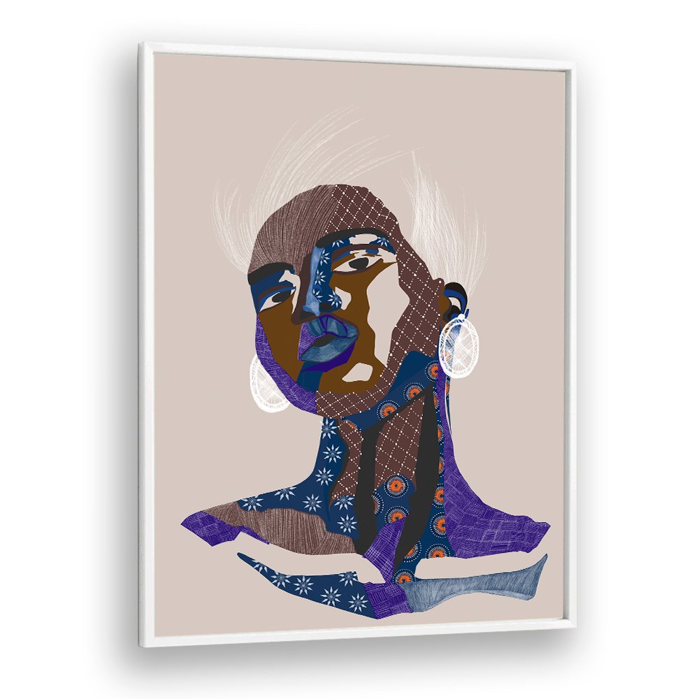 MODERN PATTERNED PORTRAIT