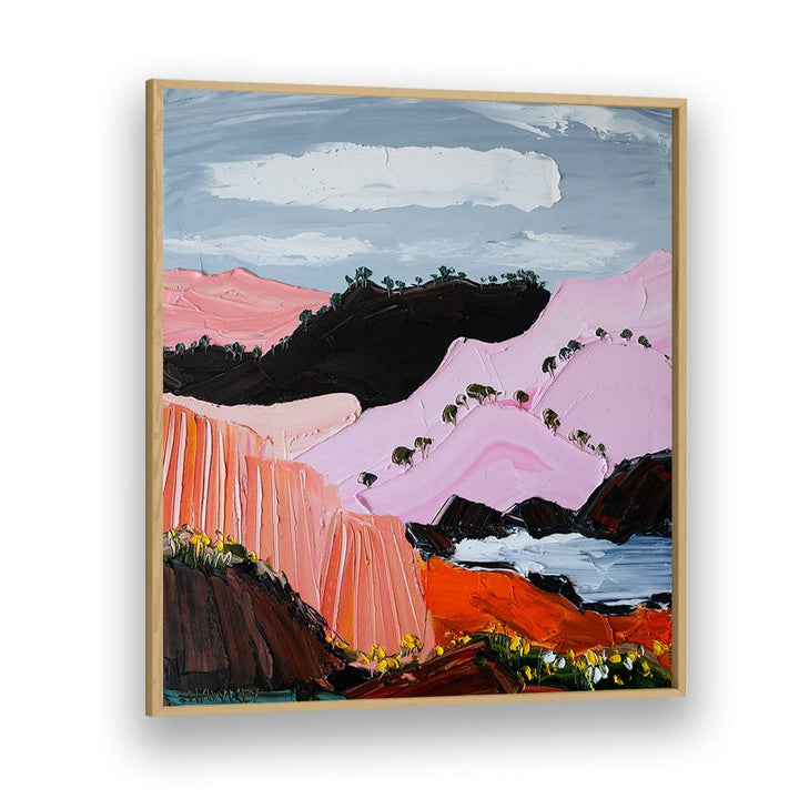 PINK COASTAL MOUNTAINS